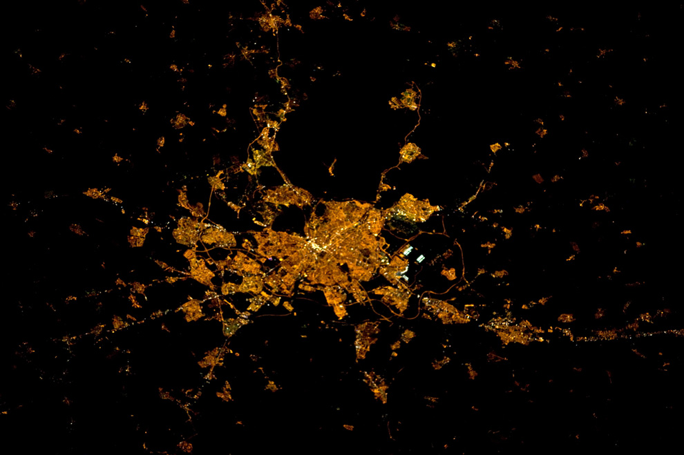 Мадрид из космоса