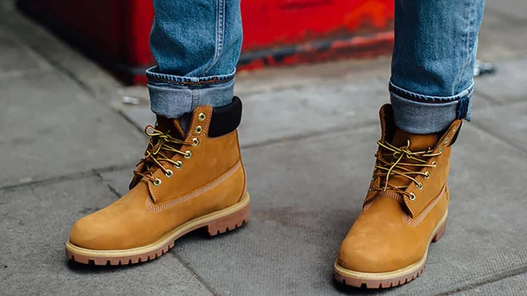 Timberland on feet