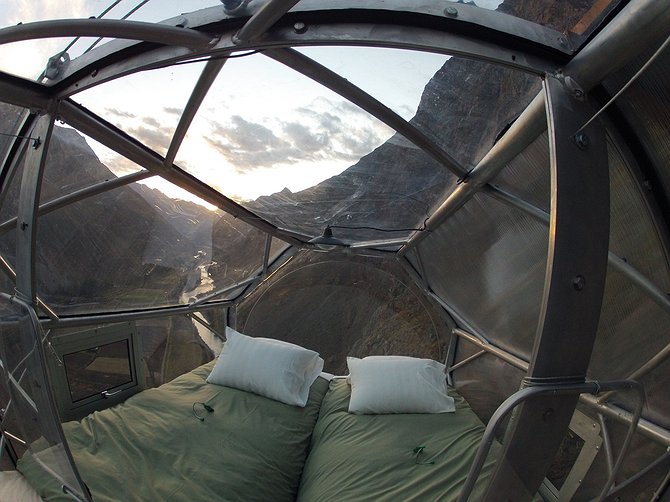 Skylodge Adventure Suites - Стеклянная капсула, свисающая с горы В Куско