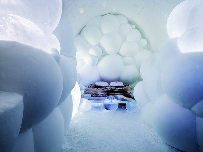 Icehotel Швеция - Сезонный Ледяной отель с невероятными арт-люксами