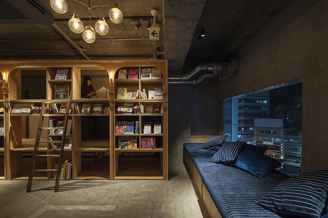Book And Bed Tokyo - Библиотечный хостел, который приведет в восторг каждого книголюба